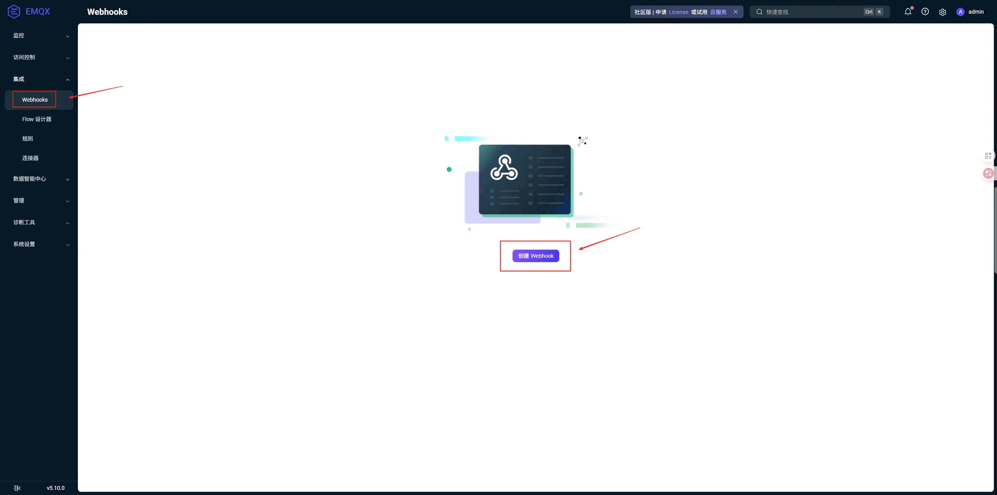 Webhook 列表